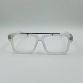 L.V. MATTE WHITE BIG SIZE PRIMIUM LOOK  FRAME